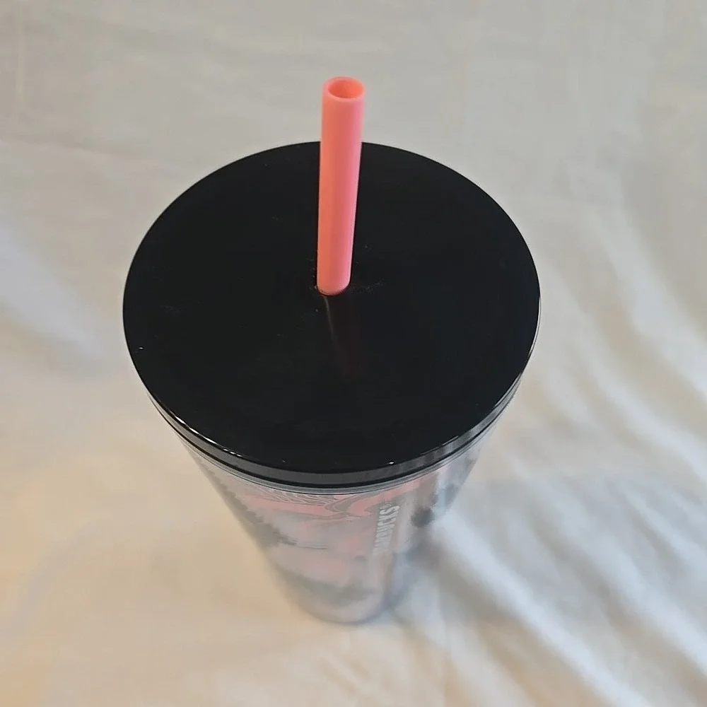 Starbucks Fall 2022 Ocean Fern Cold Cup 24oz. Tumbler with Straw Venti‎ New